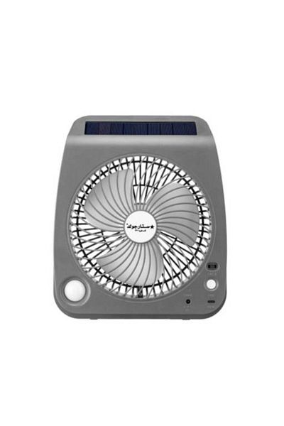 Generic STARGOLD 7 Inch Solar Rechargeable Fan with LED Light & 4000mAh Battery
