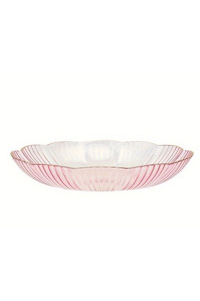 PUFO Elegant Pufo Sweet bowl for serving hazelnuts, pistachios, candies, fruits, snacks, 18 cm, pink