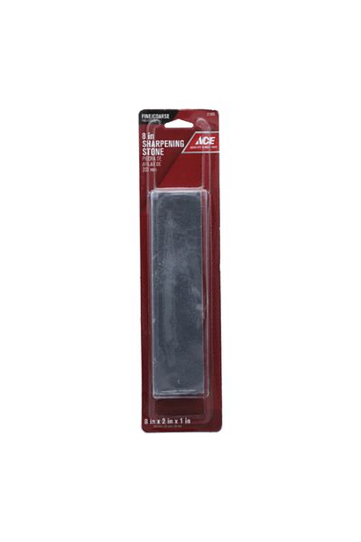 ACE Fine/Coarse Durable Silicon Carbide Sharpening Stone Grey 8inch