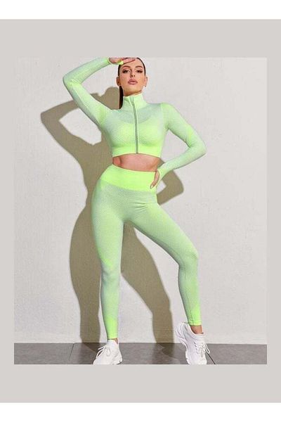 Generic Joychic 2-Piece Sportswear Set Green