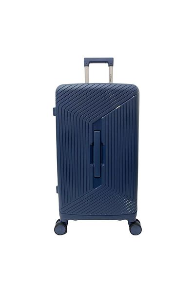 Generic 3-Piece Travel Luggage Set with TSA Lock, 8 Wheels & Durable PP Shell – Blue