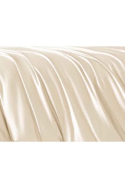 Primavara Double bed linen, 4 pieces, Finet Satinat, Fitted sheet 180x200cm, Cream