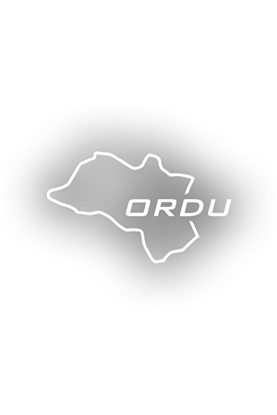 Reysa Tasarım ملصق سيارة خريطة الجيش مقاس 17x17 سم باللون الأبيض