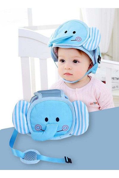 Generic Baby Helmet, Baby Head Protector, Toddler Protective Cap, Cotton, Adjustable Baby Anti-Fall