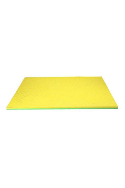 Generic CSP Durable UV Resistant Anti Slip Good Traction Square EVA Mat Yellow 100 x 100cm
