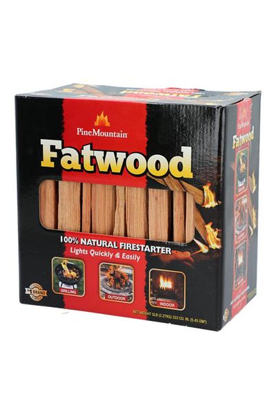 Generic erorex Indoor and Outdoor Fatwood Natural Fire Starter Brown 2.27kg 531-160-812