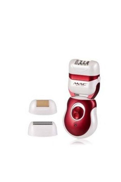 Mac Styler 3 in 1 Epilator Shaver And Foot Filer Rechargeable Painless