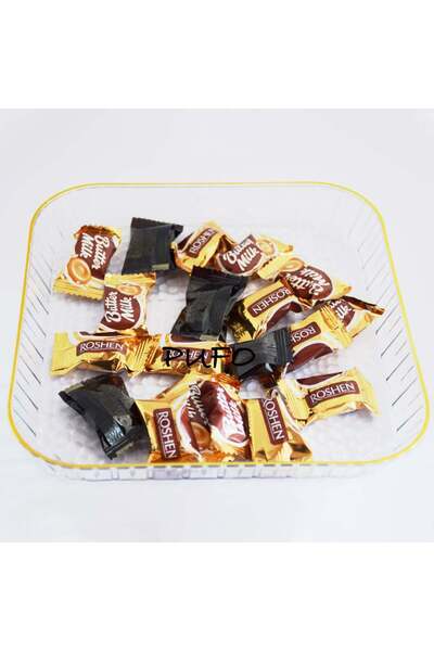 PUFO Elegant decorative tray Pufo Shine for serving appetizers, cakes, fruits, 20 cm