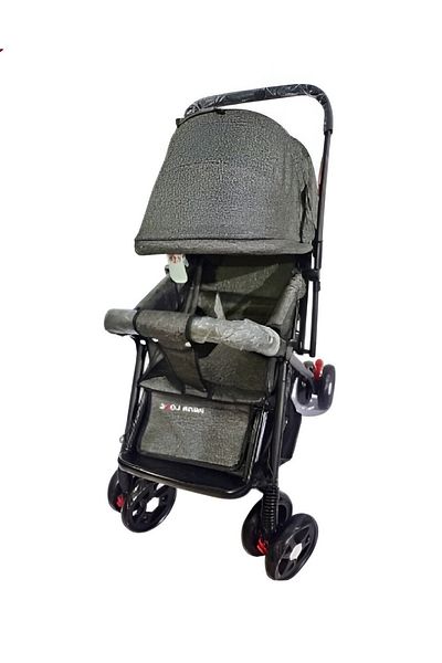 rexa Folding Baby Stroller with Stroller and Serum, Fun Four Wheels Shock