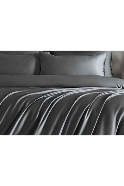 Primavara Double bed linen, 4 pieces, Finet Satinat, Fitted sheet 180x200cm, GREY