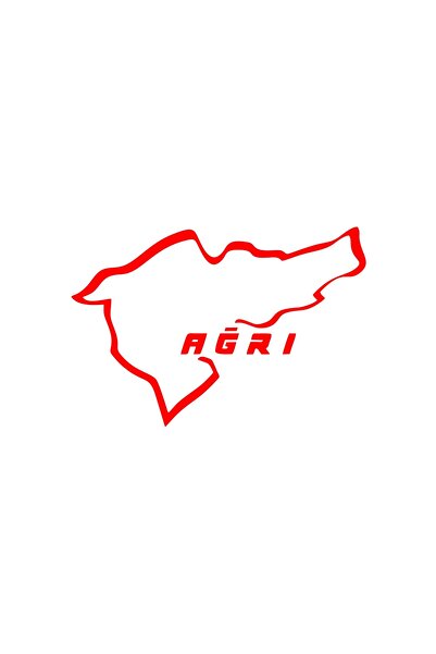 Reysa Tasarım Pain Car Sticker 17X17 cm Red