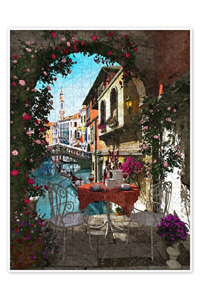 Jeronkarji Venedik Vue 500 Parça Puzzle Yapboz Şehir Manzara Temalı Hobilik