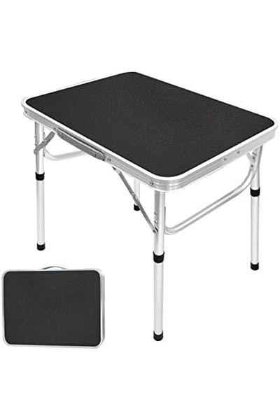 Wemart Folding Table, Portable Lightweight Folding Camping Table, Aluminum Small Folding Table Portable