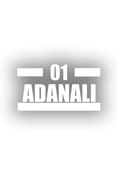 Reysa Tasarım 01 Adana Car Sticker 17X17 cm White
