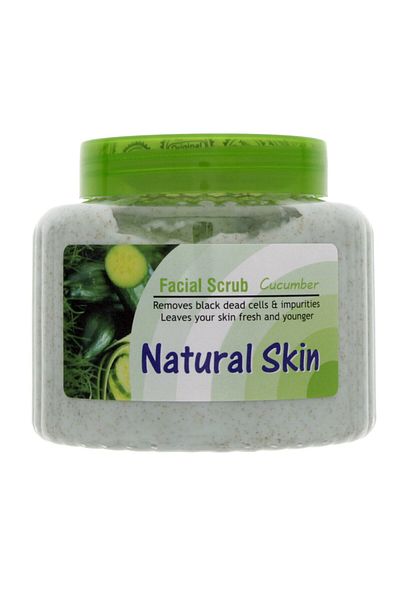 Natural Skin Facial Scrub Cucumber 500ml – Deep Clean & Hydrate | Gentle Exfoliant
