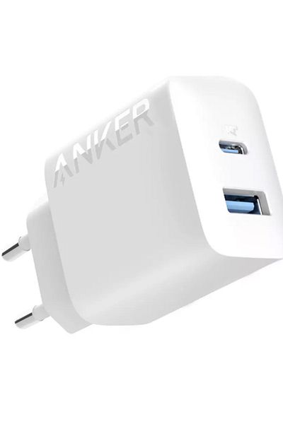 Anker Power Bank, "312" 20w, Poweriq, 1 X Usb Type-c, 1 X Usb, White, "a2348g21"