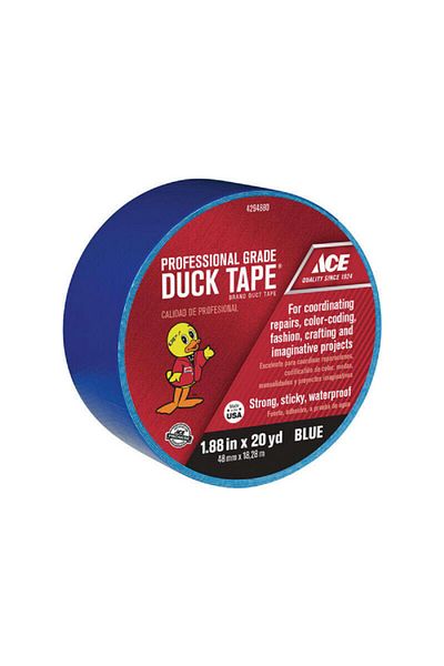ACE Heavy-Duty Cotton Mesh Professional Grade Duct Tape Blue 1.88inch x 20yard