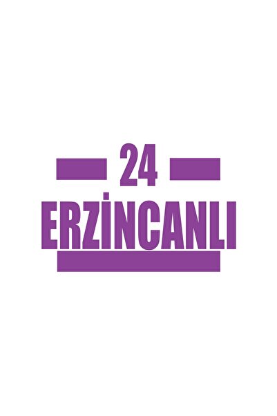 Reysa Tasarım 24 ملصق سيارة من الزنك مقاس 17 × 17 سم باللون الأرجواني