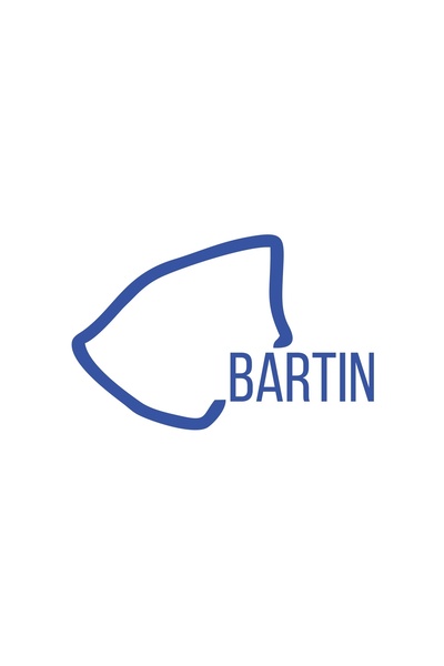 Reysa Tasarım ملصق سيارة بارتين هارايت مقاس 17x17 سم أزرق