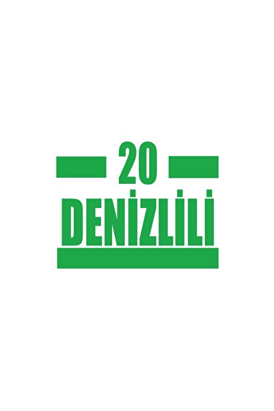Reysa Tasarım 20 ملصق سيارة مارين 17x17 سم أخضر