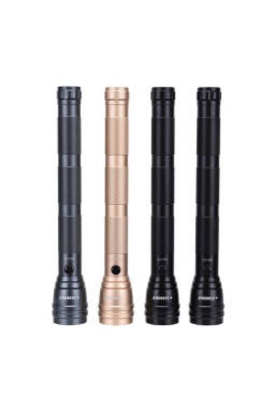 Generic Rechargeable LED Flashlight Set of 4 – 2000mAh Emergency Torch Light