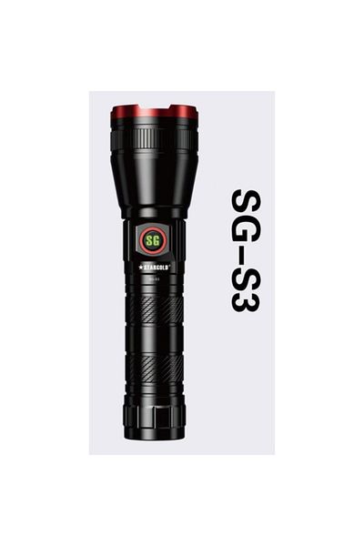 Generic STARGOLD Rechargeable LED Flashlight, 5W Laser Beam, 400m Range, German Technology
