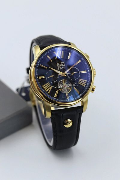 Grand Romanson Romanson Automatic Movement Leather Band Men Wrist Watch Asw123-I1394Gr