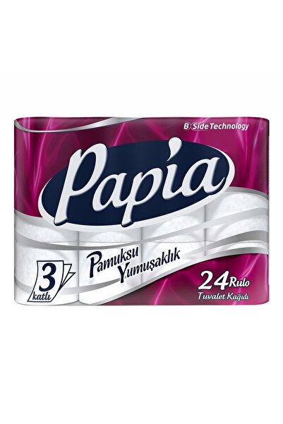 Papia Tuvalet Kağıdı Üç Katlı 150 Yaprak 18.45 m - 24 Adet
