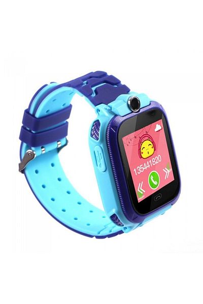 dalimag Ceas Smartwatch pentru Copii, Monitorizare, Apelare SOS, Camera, Albastru