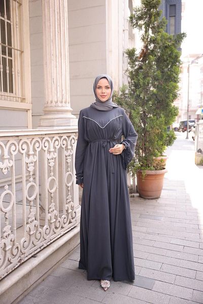 Nissra Ankanoor V Robe Piping Belmando Dress Anka255097