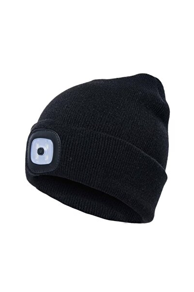 HOZRO Hozro Hat, Unisex, with Rechargeable LED, Black Color, Ideal for Nighttime Activities and Cancer
