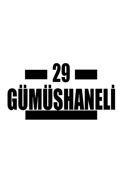 Reysa Tasarım 29 Silver Car Sticker 17X17 cm Black