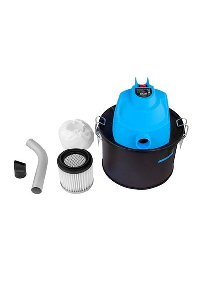 INVINCIO Aspirator portabil de cenușă Invicio Clean, 600W, rezervor de 4L, filtru HEPA lavabil, albastru