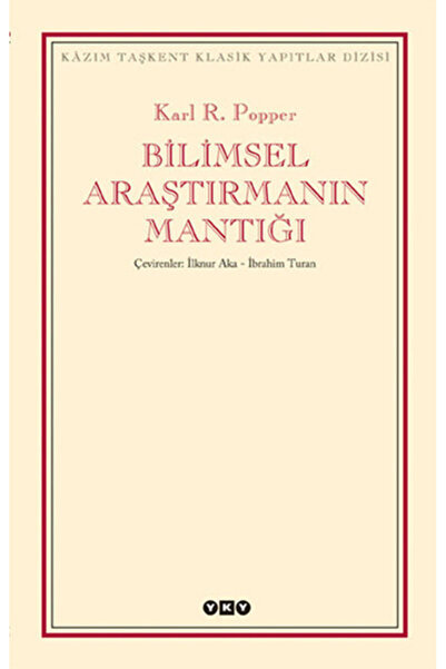 Yapı Kredi Yayınları Bilimsel Araştırmanın Mantığı