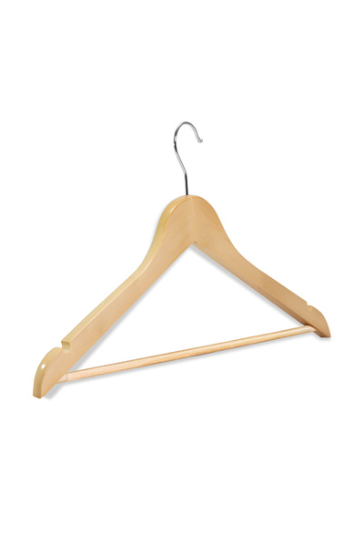 UnicUtil Set 20 Umerase din Lemn, Unic Hangers, din lemn de artar, Natur