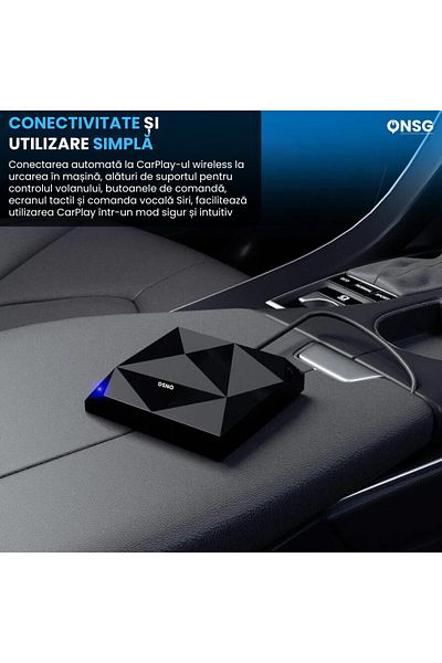 ONSG Carplay Wireless, Connectease, Wired Car To Wireless Carplay Adapter