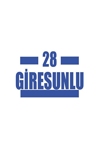Reysa Tasarım 28 ملصق سيارة جيريسن 17x17 سم أزرق