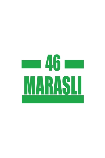 Reysa Tasarım 46 Maras Car Sticker 17X17 cm Green