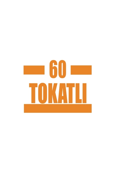 Reysa Tasarım 60 ملصق سيارة سلطانية مقاس 17x17 سم برتقالي