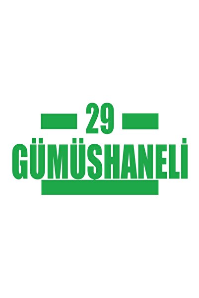 Reysa Tasarım 29 Silver Car Sticker 17X17 cm Green