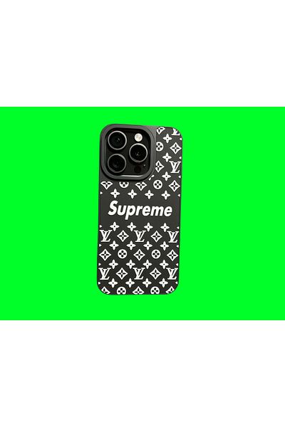 Supreme Phone case compatible with iPhone 14 PRO SUPREME, black and white