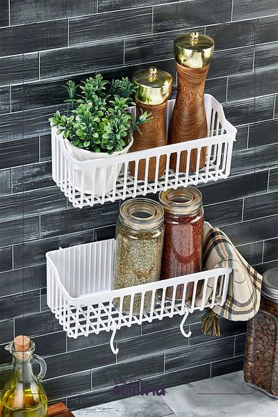 ViATOM 2-Piece Shower Shelf Organizer Bathroom Shelf Organizer Shampoo Holder
