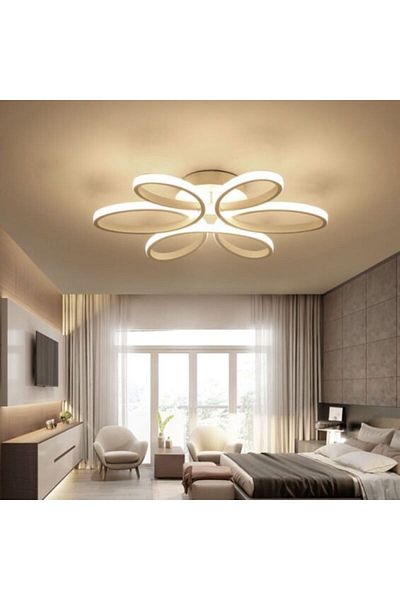 OEM LED chandelier, white, 50W, 3000K/4000K/6000K- flower