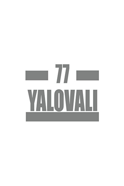 Reysa Tasarım 77 ملصق سيارة يالوفالي مقاس 17x17 سم رمادي