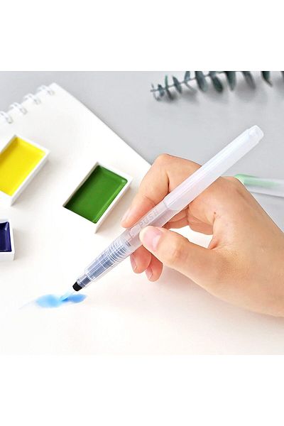 Tritart Set of 4 Tritart watercolor pen brushes, Water tank, Rechargeable