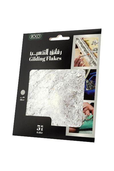 Roco Gilding Flakes Thin Flakes Silver .03 kg ( .07 lb )