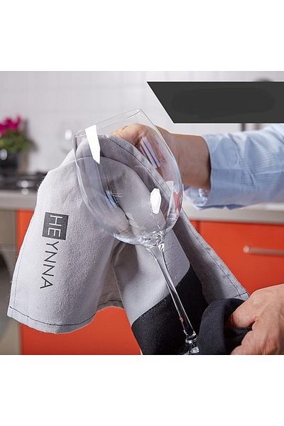 HEYNNA Set of 4 elegant tea towels, Cotton, 50x70 cm