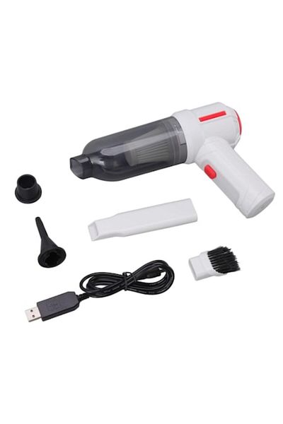 HOZRO Aspirator mic de mana Hozro, 120W putere, portabil, fara fir pentru masina sau casa, reincarcabil cu