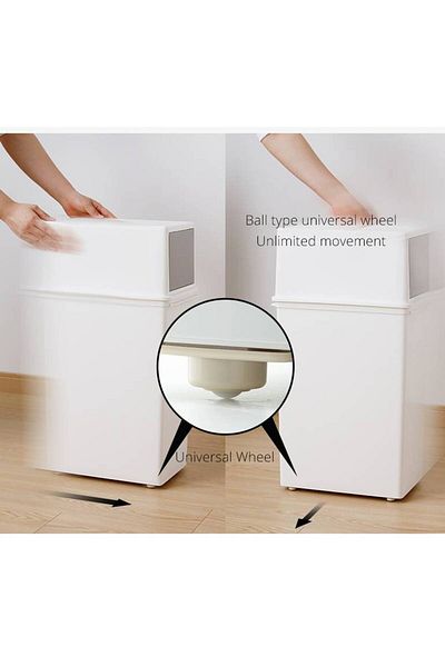 Generic Set of 4 adhesive wheels for baskets and containers
