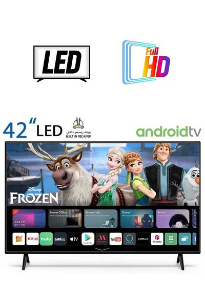 Generic 42 Inch LED Smart Android TV FHD With FREE Wall mount, refresh rate 60 HZ Model (2022) DTD42
